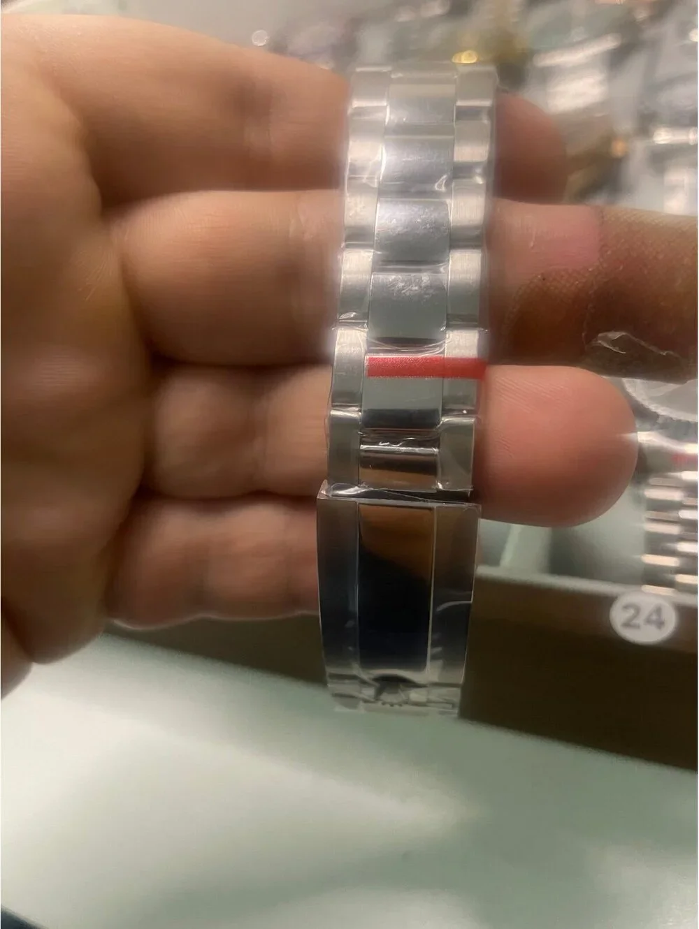 Men's Stainless Steel Mechanical Watch with Sapphire Crystal stock 313